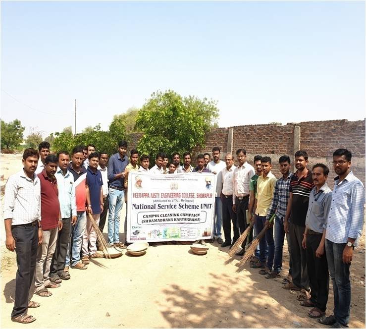 Swachhatha Karyakrama (Clean Campus) Promoting Cleanliness Environmental Awareness and Social Responsibility